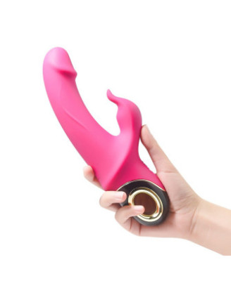 Vibromasseur Rabbit rose 9 modes de vibrations puissantes 
